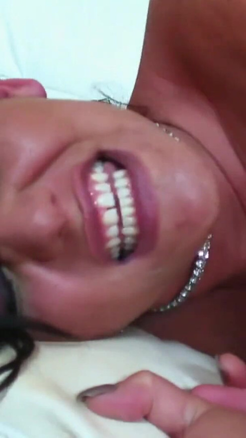Curvy Milf with fat boobs and a round ass gets a cumshot in her mouth after sex | Clip 3