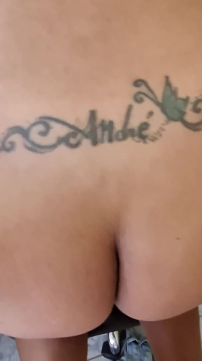 Big-assed Brunette Loves Cum in Her Asshole! Raw Anal Until She's Filled with Cum!