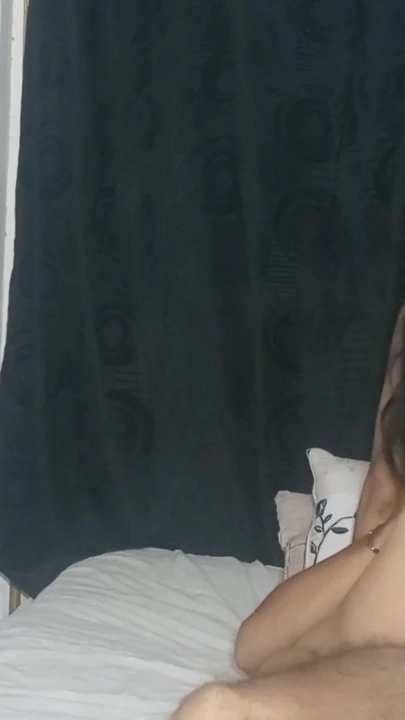 Emotional moment from "I walk into my stepsister's room to ask her to give me a big back rub and end up with an unexpected"