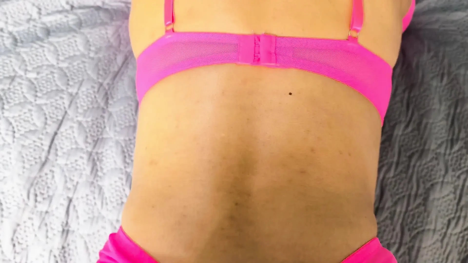 POV: Deepthroat Blowjob in Pink Lingerie - Hard Doggy Style - Cum on Tits (Amateur Home Sex)