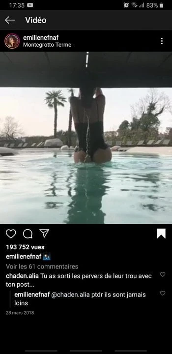 Emilie Nef Naf et son gros cul