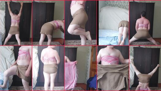 Crossdressing Tricks if You Don't Have a Girl Dresses Don't Worry You Can Make It From Your Own Boy Clothes Easily