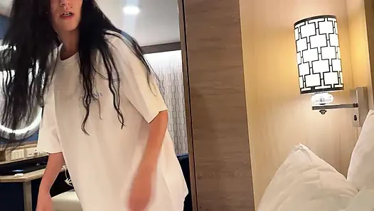 Stepmom Sneaks Into My Cruise Cabin At Night & Swallows My Load