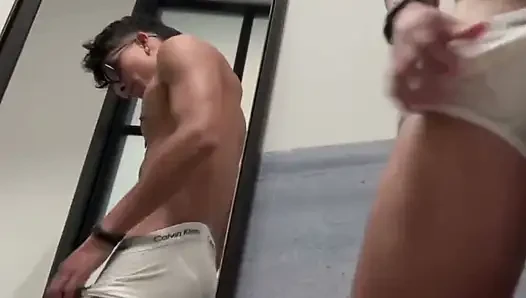 Touching Myself in the Fitting Room Without Them Noticing