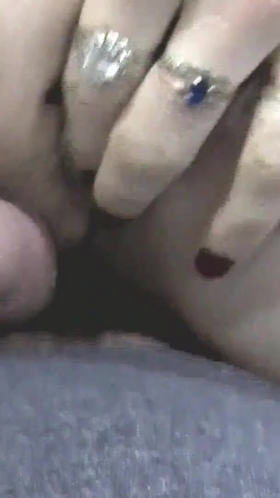 My wife MILF masturbates and rubs pussy on cock lover until cum In bedroom Close Up Wet pussy Cumshot Cream Pie  Creampie POV | Clip 1