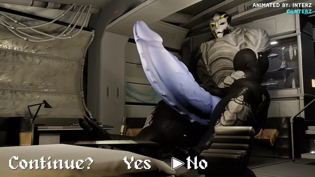 Turian Dick Growth Animation