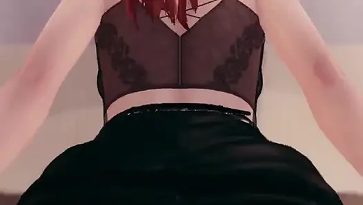 MILF Stepmom Help to Her Stepson to Cum Twice