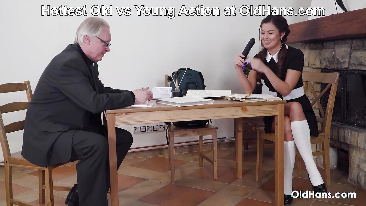The First Lesson is Always the Hardest! Cindy Shine at OldHans