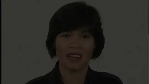 Asian chick toys her cunt and blows hard cock at the casting