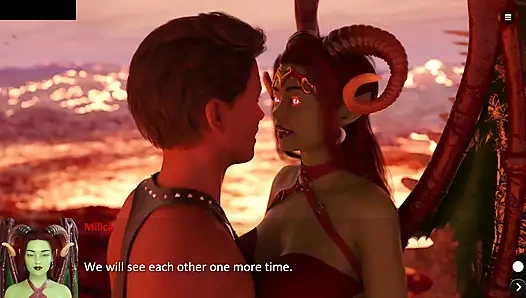 The spell Book Corruption route # 17 - stiefschwester - animiertes sexspiel