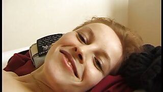 petite girl makes hard dildo sex