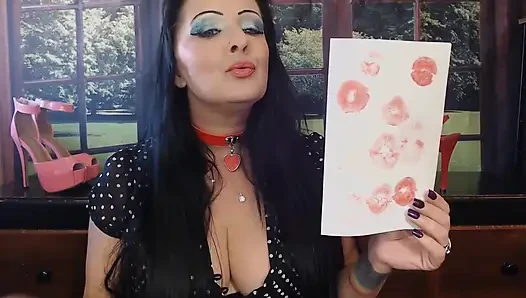 Oh so glänzender lippenstift-beam