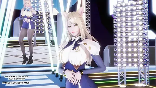 MMD T-ara - So Crazy Ahri Hot Kpop Dance League of Legends Uncensored He...