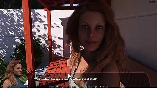 Haley hikayesi #11 - Haley Johannes'e banyoda ayakla muamele yaptı... Diane ve Johannes biraz zaman geçirdiler.