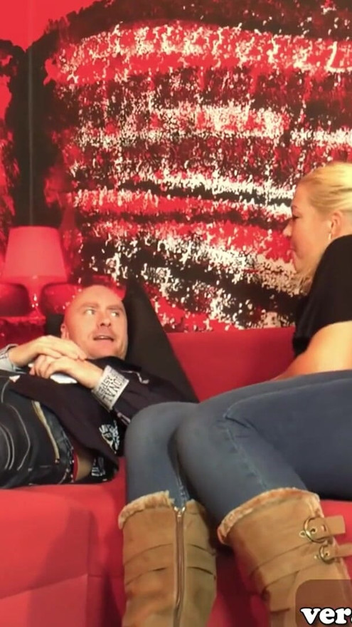 Blonde German Stepsister Meets Her Stepbrother And Gets Fucked Instantly | Clip 1