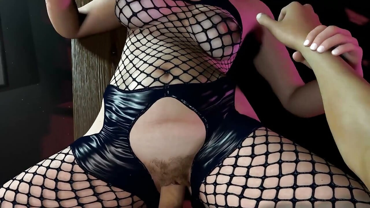 Fucking a Sexy MILF in Full Body Fishnet Lingerie