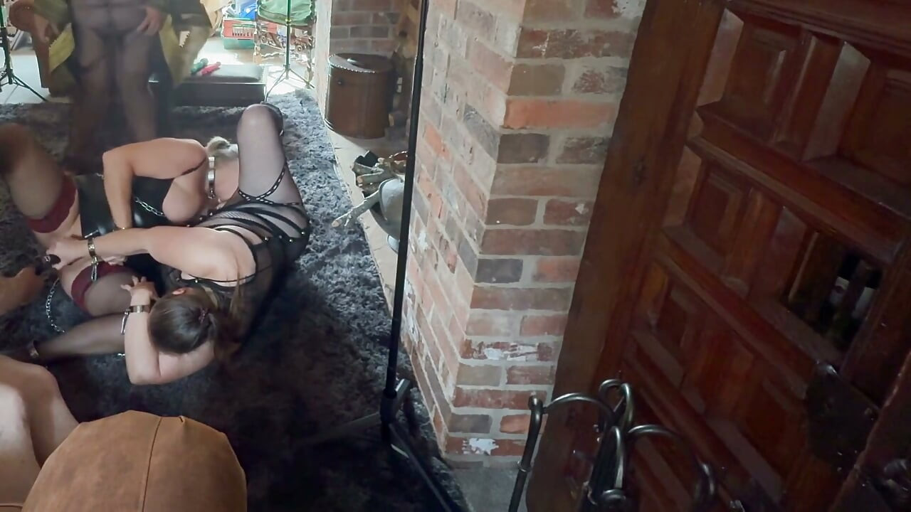 Part 3:- Lanista Bear Gets His Female Slaves to Play Together!