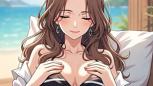 Konten Kartun AI Generated, video tanpa sensor gadis anime 18 tahun, kartun 3d closeup oleh Kiidzy Animates