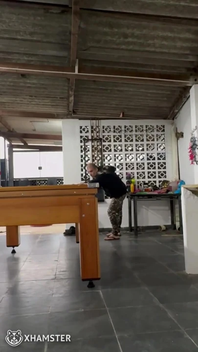 playing billiards leaving Bad Melli naked | Clip 1