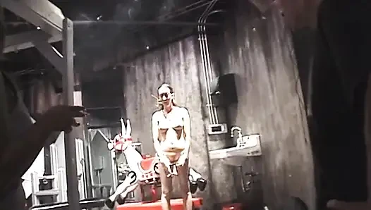 Watch behind the scenes footage of kinky BDSM girls in action