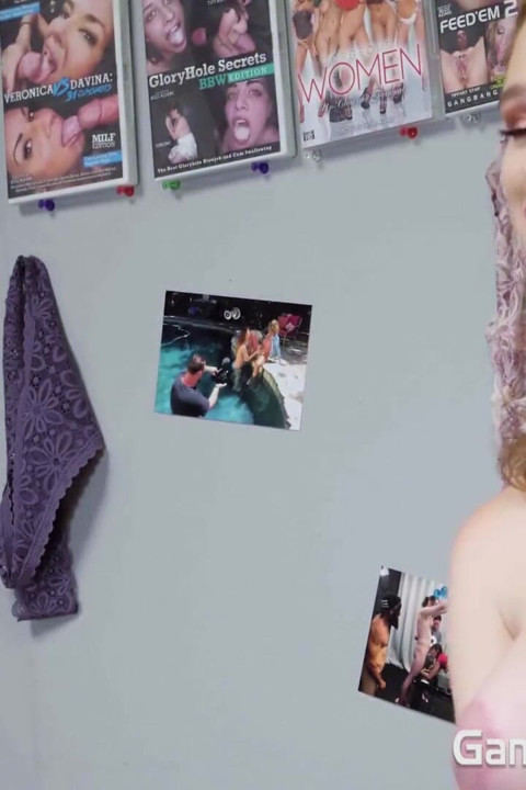 Big tits Vixen Scarlett speaks about fantasies and shows off her goods