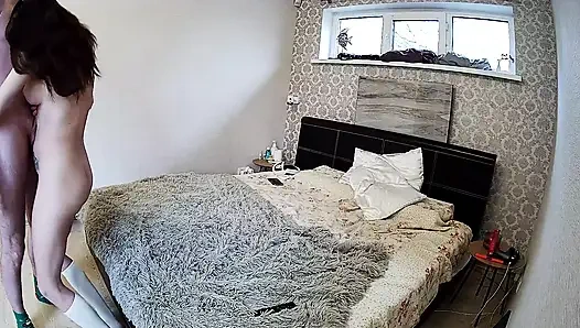 Yatak odası 4: kamila ve danildo ateşli ve şehvetli ön sevişme amcığı ovuyor ve meme işi