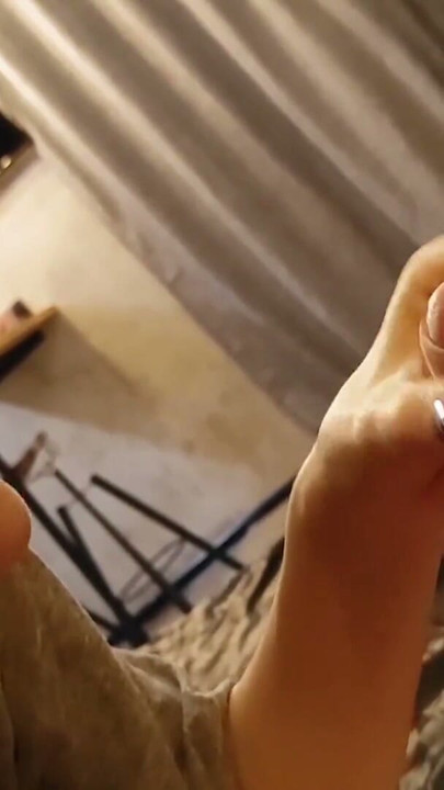 Girl Jerks Off Blond Guy's Uncut Cock | Clip 1