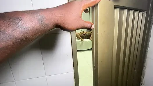 I catch my stepmom jerking off hard