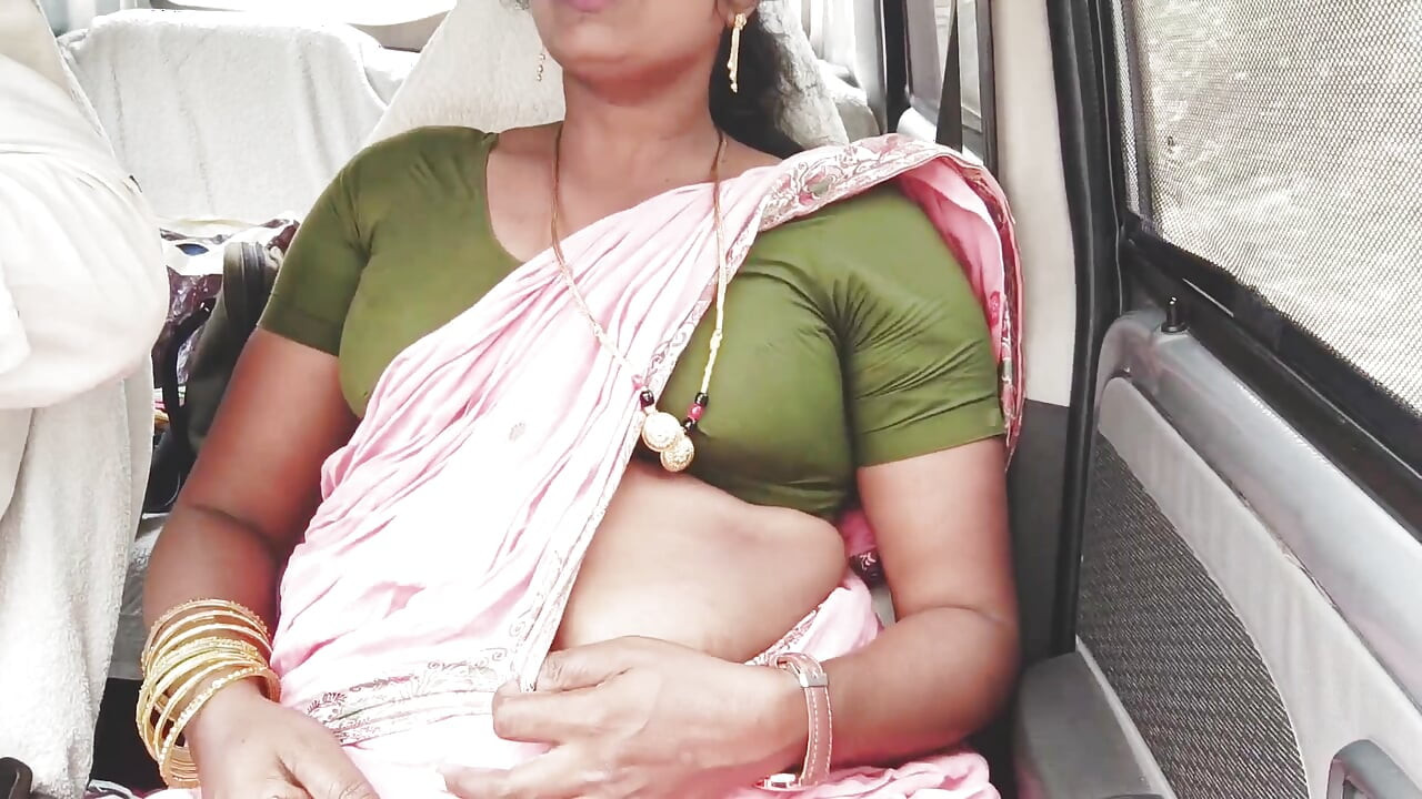 Indian Mareed Woman Car Sex Long Drive for Fucking with Boy Friend, Telugu Dirty Talks