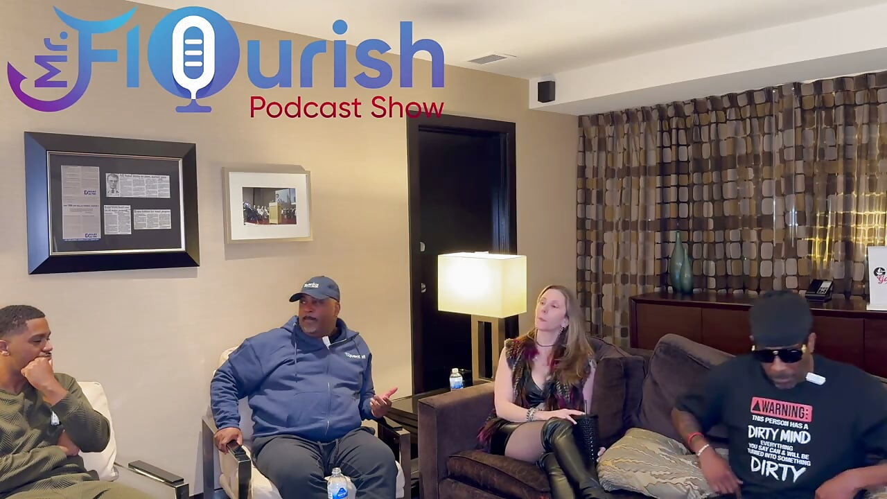 Mrflourish Podcast en kvällsaffär i Dallas med Mrmajic, Shante Spice och Darren Blaze