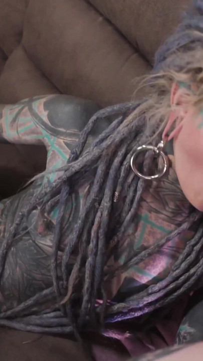 Tattooed Girl Breaks In Her New Porn Partner | Clip 1