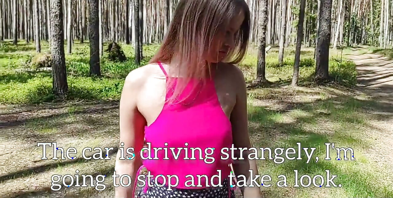 A Married Slut Got Lost in the Forest, Helped Her Out and She Agreed to Cheat on Her Husband