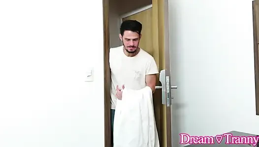 Trans Slut Rayssa Pereira Bangs a Guy From Behind