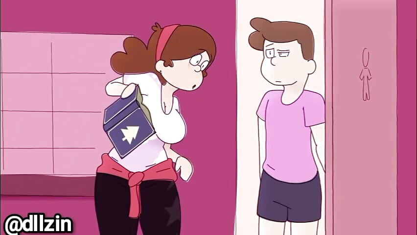 She invited her friend to the bathroom