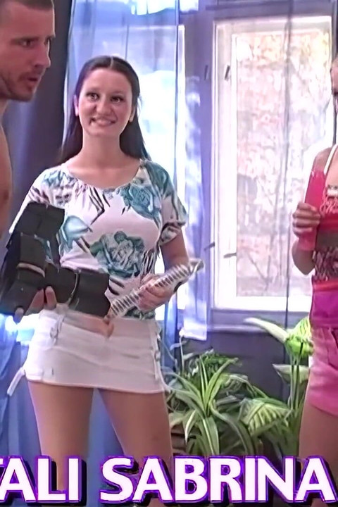 Photoshoot with Natali, Sabrina and Cyndy turns into an intense anal group sex session