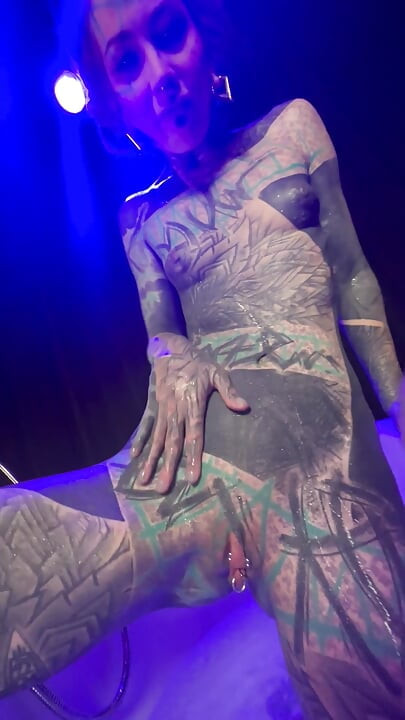 Gothic Ink Queen Destroys ANAL Hole with Massive Strap-On
