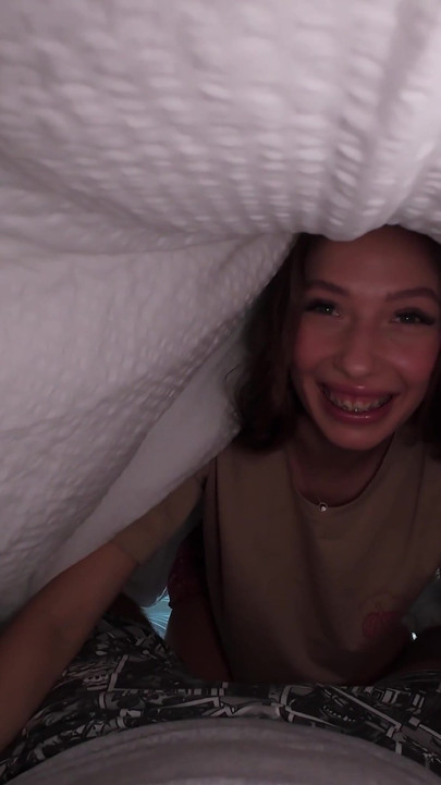 Morning Surprise, Waking Him Up with Kisses Under the Sheets | Clip 1