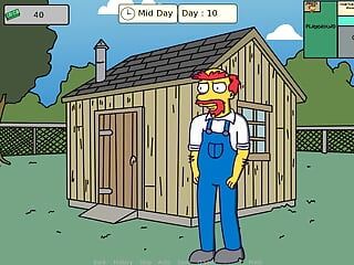 Simpson Simdfill, часть 4, Мардж - обнаженная и мокрая от LoveSkySanx