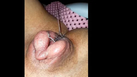 Very swollen pussy loves the penis pump