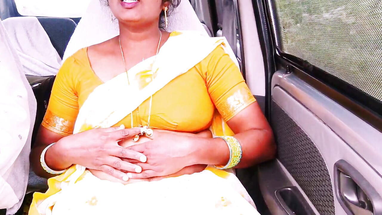 Indian Maid Car Sex with House Owner. Telugu Dirty Talks.