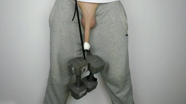 14kg Heavy Foreskin Stretching.