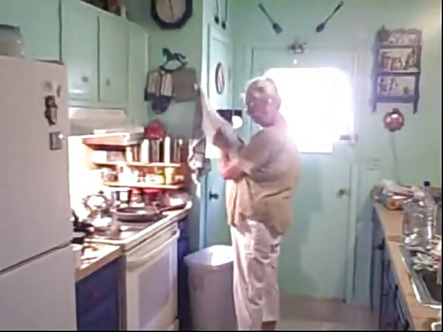 Sexy Dutch girl milf gilf cooks breakfast
