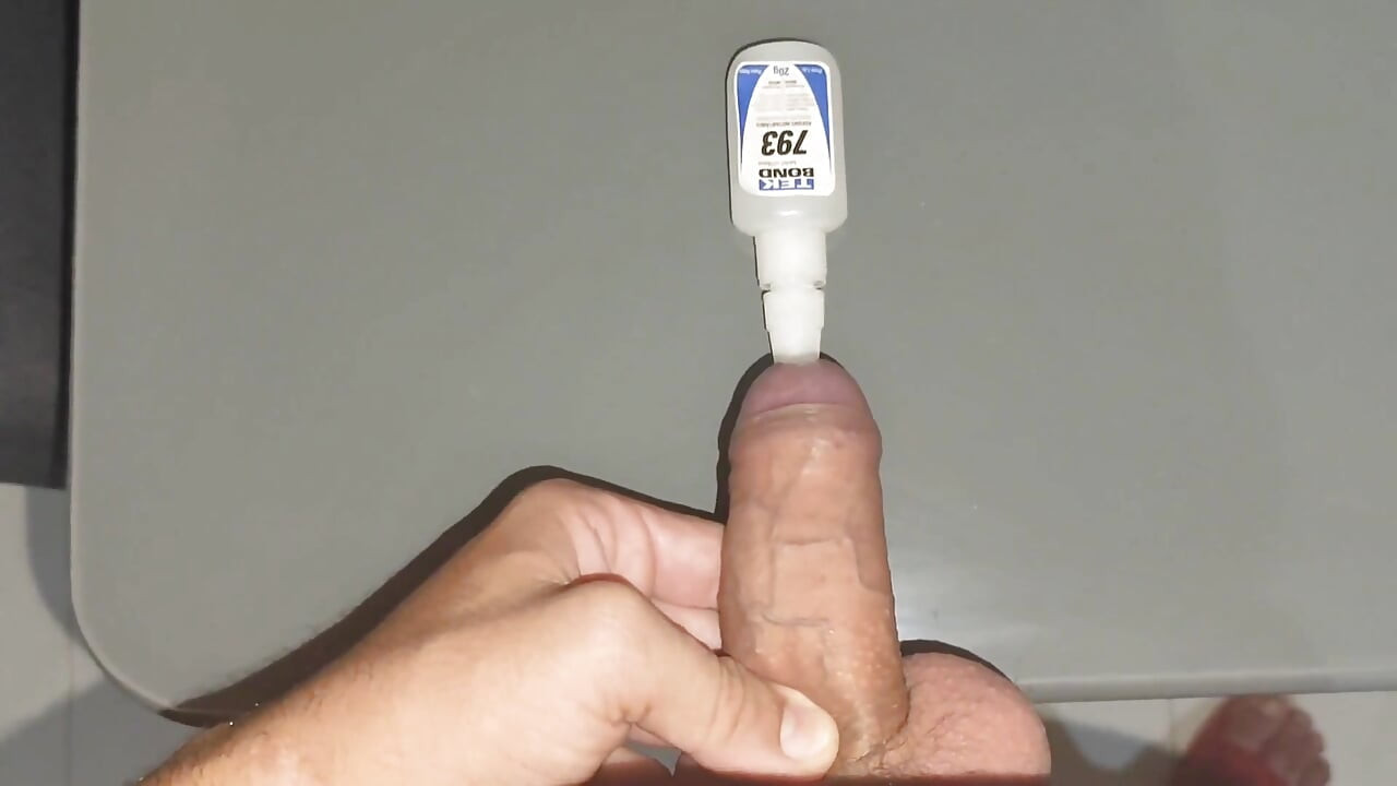 Tube of Strong Glue Going Through Stepdaddy's Hole