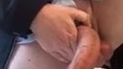 My big cock cumming  with cock and ball rings.