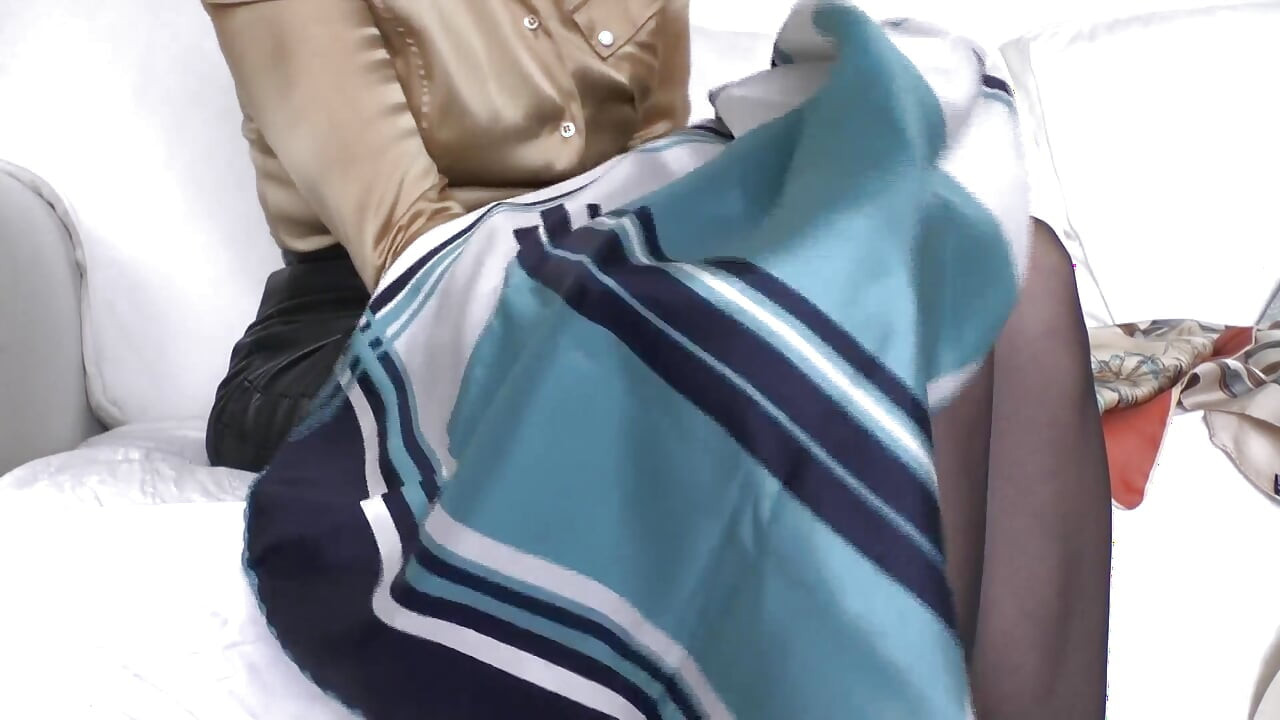 Cum on Stepmother's Silk Scarf, Lady Victoria Valente