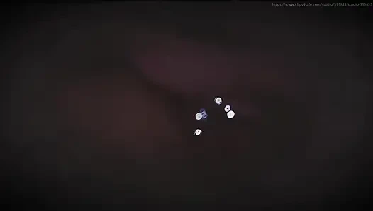 B014 mann geschrumpft und in der vagina der frau beim schlucken gefangen