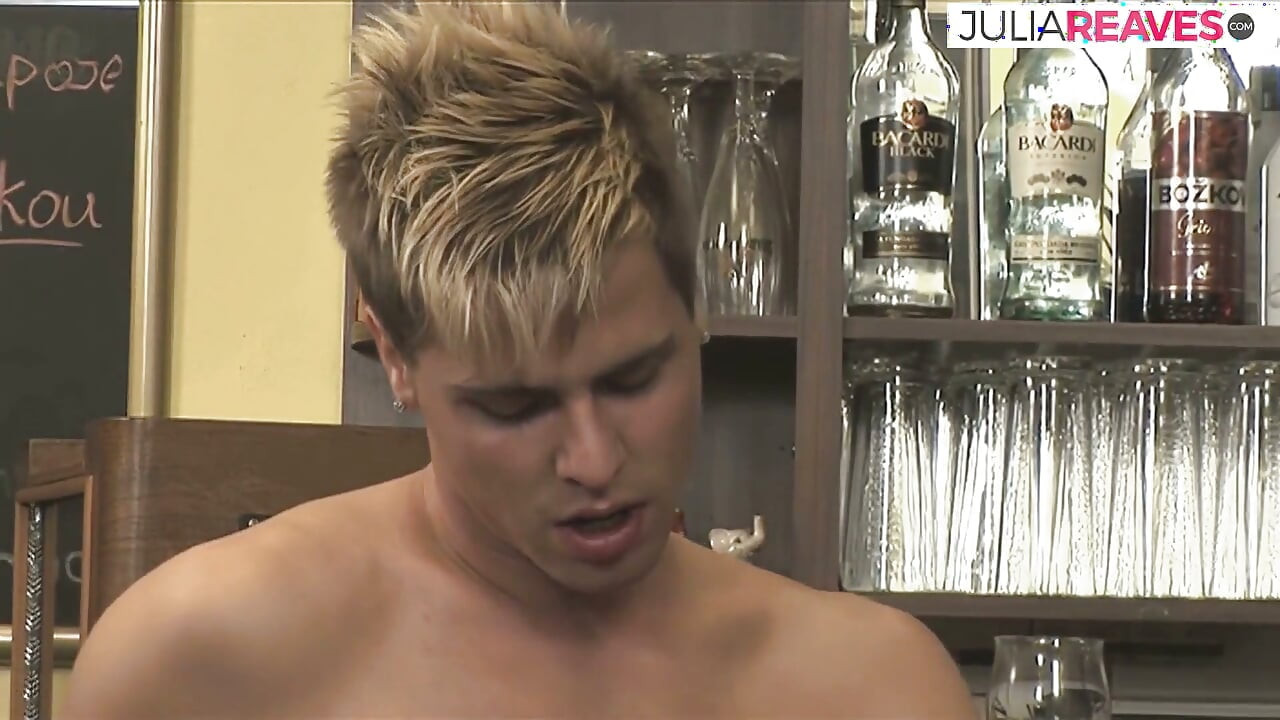 Blonde Hunk Barebacks Tight Ass with Huge Dick