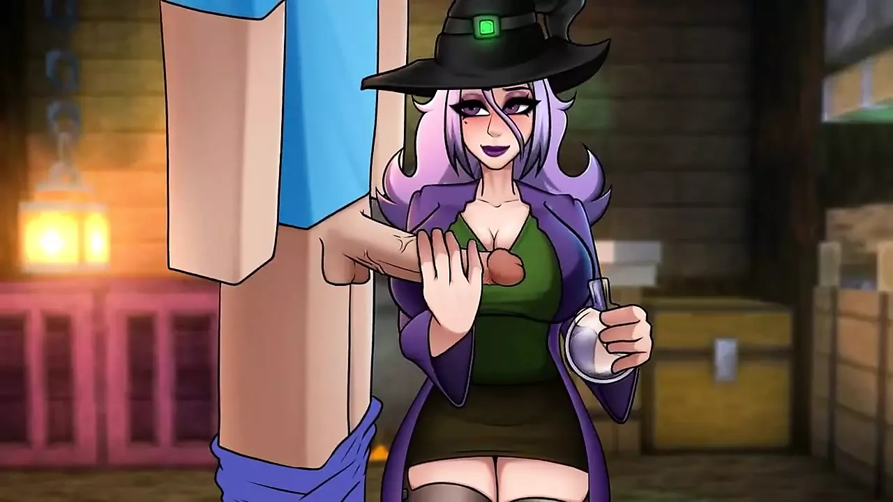 Minecraft Hentai napaljena letelica - deo 18 - Veštica želi tvoju spermu od Loveskysan69