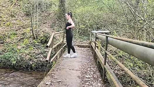 Joggen im Wald