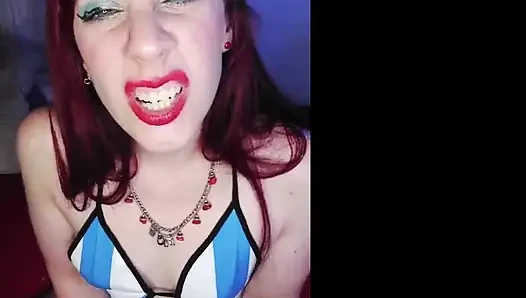 Argentinian Teacher Celebrates with Her Favorite Submissive Student JOI Roleplay Femdom Part 1